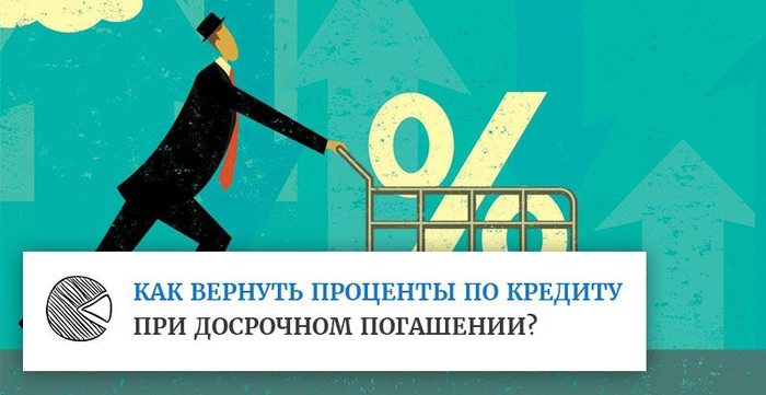 Возврат уплаченных процентов при досрочном погашении кредита